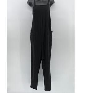 STORQ Women's Black Anytime Maternity Overall Jumpsuit SZ 2